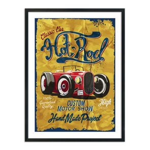 Quadro Decorativo Classic Car Hor-Rod Quadro Decorativo Classic Car Hor-Rod