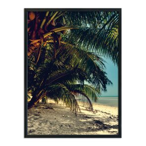 Quadro Decorativo  Coleção Mar Coqueiros Quadro Decorativo  Coleção Mar Coqueiros