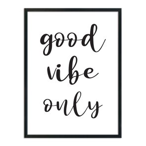 Quadro Decorativo  Coleção Mar Goog Vibe Only Quadro Decorativo  Coleção Mar Goog Vibe Only