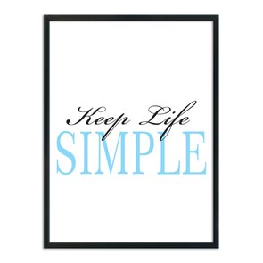 Quadro Decorativo  Coleção Mar Keep Life Simple Quadro Decorativo  Coleção Mar Keep Life Simple