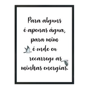 Quadro Decorativo  Coleção Mar Para Alguns É Apenas Água, ... Quadro Decorativo  Coleção Mar Para Alguns É Apenas Água, ...