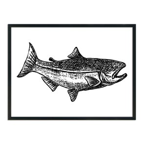 Quadro Decorativo  Coleção Mar Peixe Quadro Decorativo  Coleção Mar Peixe