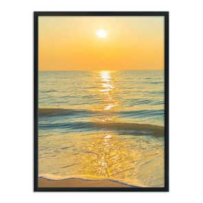 Quadro Decorativo  Coleção Mar Pôr Do Sol Quadro Decorativo  Coleção Mar Pôr Do Sol