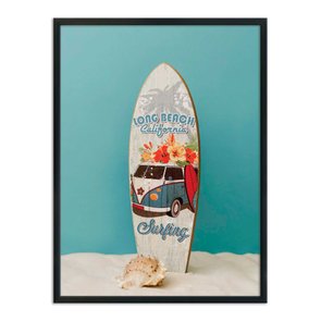 Quadro Decorativo  Coleção Mar Prancha Quadro Decorativo  Coleção Mar Prancha