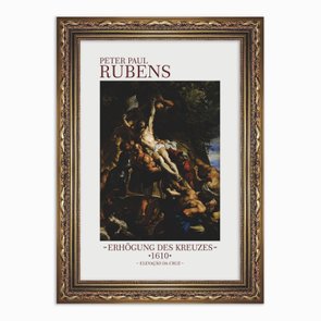Quadro Decorativo Elevação da Cruz de Peter Paul Rubens Quadro Decorativo Elevação da Cruz de Peter Paul Rubens