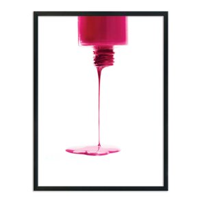 Quadro Decorativo Esmalte Derramando Quadro Decorativo Esmalte Derramando