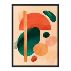 Quadro Decorativo Geométrico Colorido