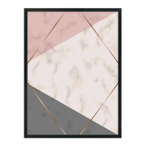 Quadro Decorativo Geométrico Triângulo Bege Quadro Decorativo Geométrico Triângulo Bege