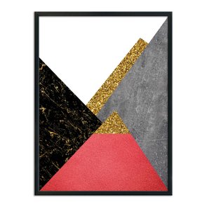 Quadro Decorativo Geométrico Triângulos Quadro Decorativo Geométrico Triângulos