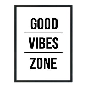 Quadro Decorativo Good Vibes Zone Quadro Decorativo Good Vibes Zone