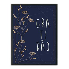 Quadro Decorativo Gratidão Quadro Decorativo Gratidão