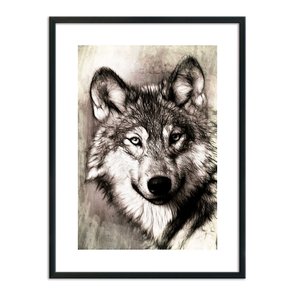 Quadro Decorativo Imagem Lobo Quadro Decorativo Imagem Lobo