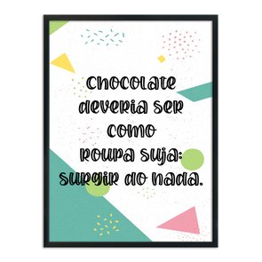 Quadro Decorativo Lavanderia Chocolate Deveria Ser Como Roupa Suja Surgir Do Nada Quadro Decorativo Lavanderia Chocolate Deveria Ser Como Roupa Suja Surgir Do Nada