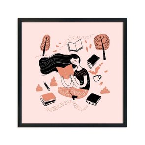 Quadro Decorativo Leitura Quadro Decorativo Leitura