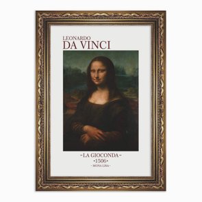 Quadro Decorativo Mona Lisa de Leonardo da Vinci Quadro Decorativo Mona Lisa de Leonardo da Vinci