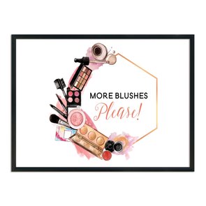 Quadro Decorativo More Blushes Please! Quadro Decorativo More Blushes Please!