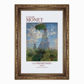 Quadro Decorativo Mulher com Sombrinha de Claude Monet Quadro Decorativo Mulher com Sombrinha de Claude Monet