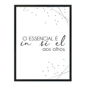 Quadro Decorativo o Essencial é Invisível aos Olhos Quadro Decorativo o Essencial é Invisível aos Olhos