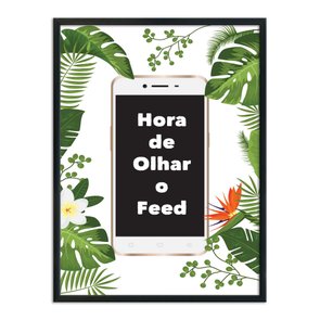 Quadro Decorativo para Banheiro Hora de Olhar o Feed Quadro Decorativo para Banheiro Hora de Olhar o Feed
