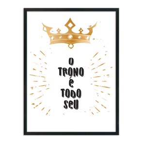 Quadro Decorativo para Banheiro o Trono é Todo Seu Quadro Decorativo para Banheiro o Trono é Todo Seu
