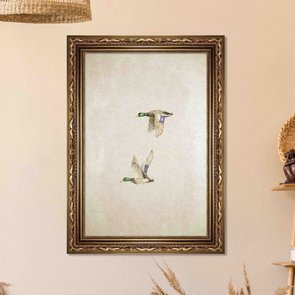 Quadro Decorativo Patos Vintage Minimalista Quadro Decorativo Patos Vintage Minimalista