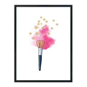 Quadro Decorativo Pincel Em Desenho Quadro Decorativo Pincel Em Desenho