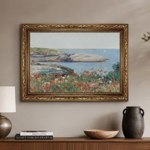 Quadro Decorativo Pintura "Papoulas, Ilhas de Shoals" de Frederick Childe Hassam