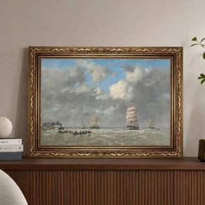 Quadro Decorativo Pintura "Le Havre" de Eugène Boudin