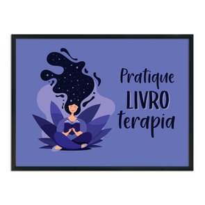 Quadro Decorativo Pratique Livro Terapia Quadro Decorativo Pratique Livro Terapia