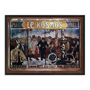 Quadro Decorativo Publicidade Bicicleta Le Kosmos Quadro Decorativo Publicidade Bicicleta Le Kosmos