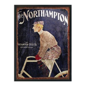 Quadro Decorativo Publicidade Bicicleta The Northampton Quadro Decorativo Publicidade Bicicleta The Northampton