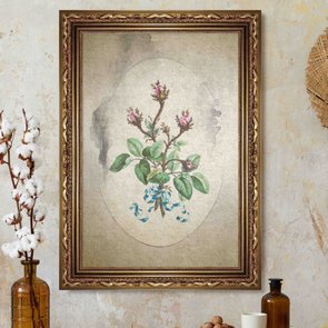 Quadro Decorativo Ramo De Flores Vintage Quadro Decorativo Ramo De Flores Vintage