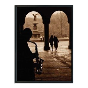 Quadro Decorativo Saxofonista Quadro Decorativo Saxofonista