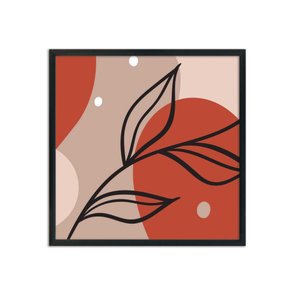 Quadro Decorativo Silhueta Folhas Quadro Decorativo Silhueta Folhas