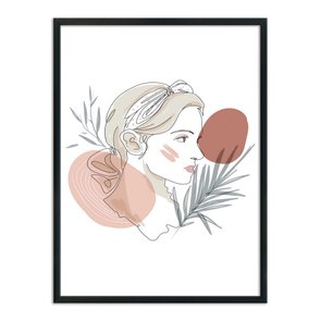 Quadro Decorativo Silhueta Laço Quadro Decorativo Silhueta Laço