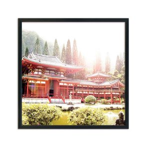 Quadro Decorativo Templo Oriental Quadro Decorativo Templo Oriental