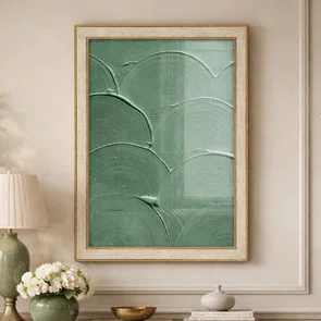 Quadro Decorativo Textura Abstrata de Arcos Estilo Modern Heritage