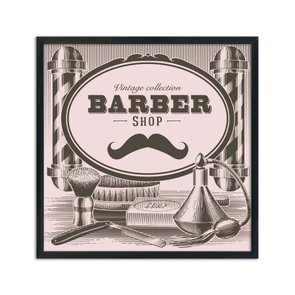 Quadro Decorativo Vintage Collection Barber Shop Quadro Decorativo Vintage Collection Barber Shop