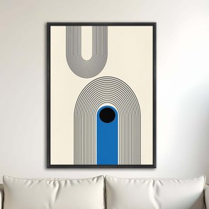 Quadro Em Tela Canvas Bauhaus Curvas Quadro Em Tela Canvas Bauhaus Curvas