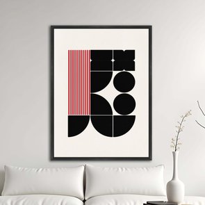 Quadro Em Tela Canvas Bauhaus Formas Geométricas Quadro Em Tela Canvas Bauhaus Formas Geométricas
