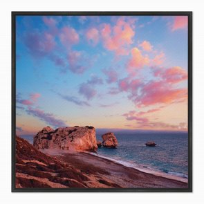 Quadro em Tela Canvas Céu Rosa Quadro em Tela Canvas Céu Rosa