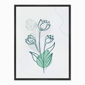 Quadro em Tela Canvas Flores Quadro em Tela Canvas Flores