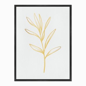 Quadro em Tela Canvas Folha Dourada Quadro em Tela Canvas Folha Dourada