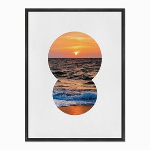 Quadro em Tela Canvas Pôr do Sol Quadro em Tela Canvas Pôr do Sol