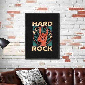Quadro Em Tela Canvas Rock And Roll Hard Rock Quadro Em Tela Canvas Rock And Roll Hard Rock