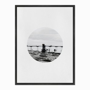 Quadro em Tela Canvas Torre de Pedras Quadro em Tela Canvas Torre de Pedras