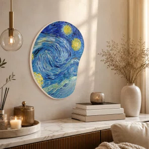 Quadro Orgânico Decorativo A Noie Estrelada de Van Gogh
