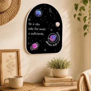 Quadro Orgânico Decorativo Abrace Todo o Universo