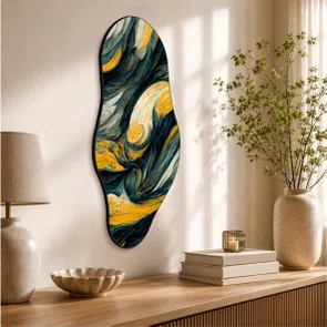 Quadro Orgânico Decorativo Arte Abstrata Fluída