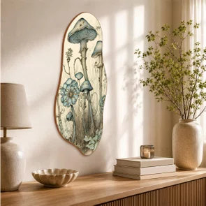 Quadro Orgânico Decorativo Cogumelos